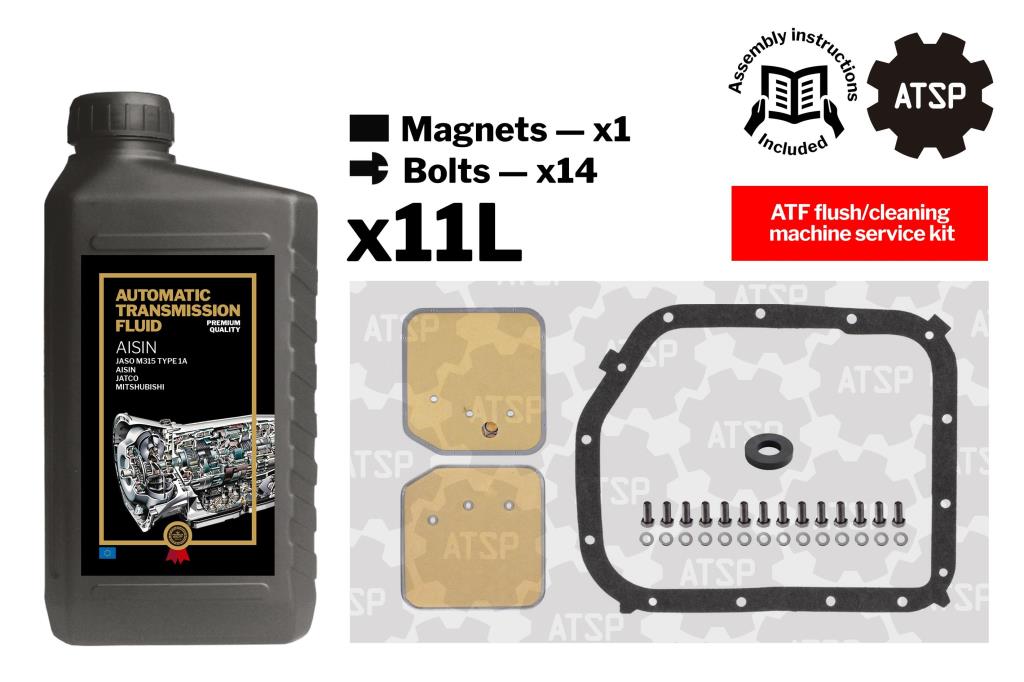 Jeu de pièces, Vidange boîte automatique ATSP 105.102.2011
